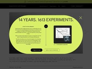 AI Experiments，机器学习平台